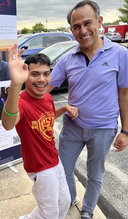 Esteban, an advocate, and his partner Franklin.