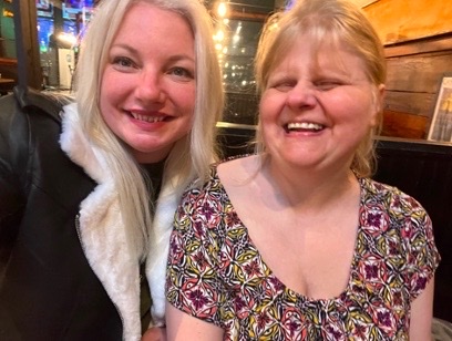 Michelle, an advocate, and her partner Pam.