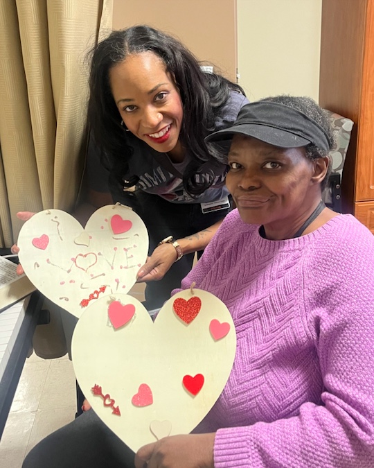 Koretta, an advocate, and her partner Michelle.